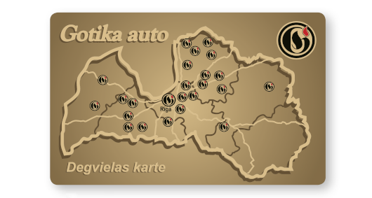 Gotika auto card